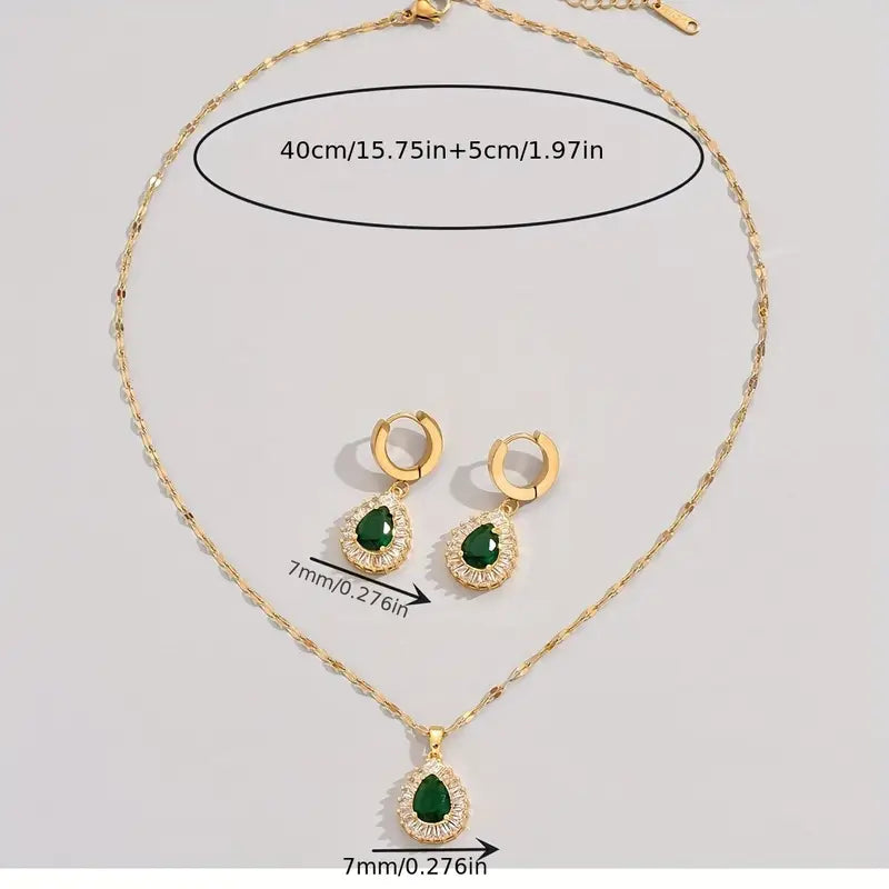 Rheya Lysandelle Bijou Set | Or