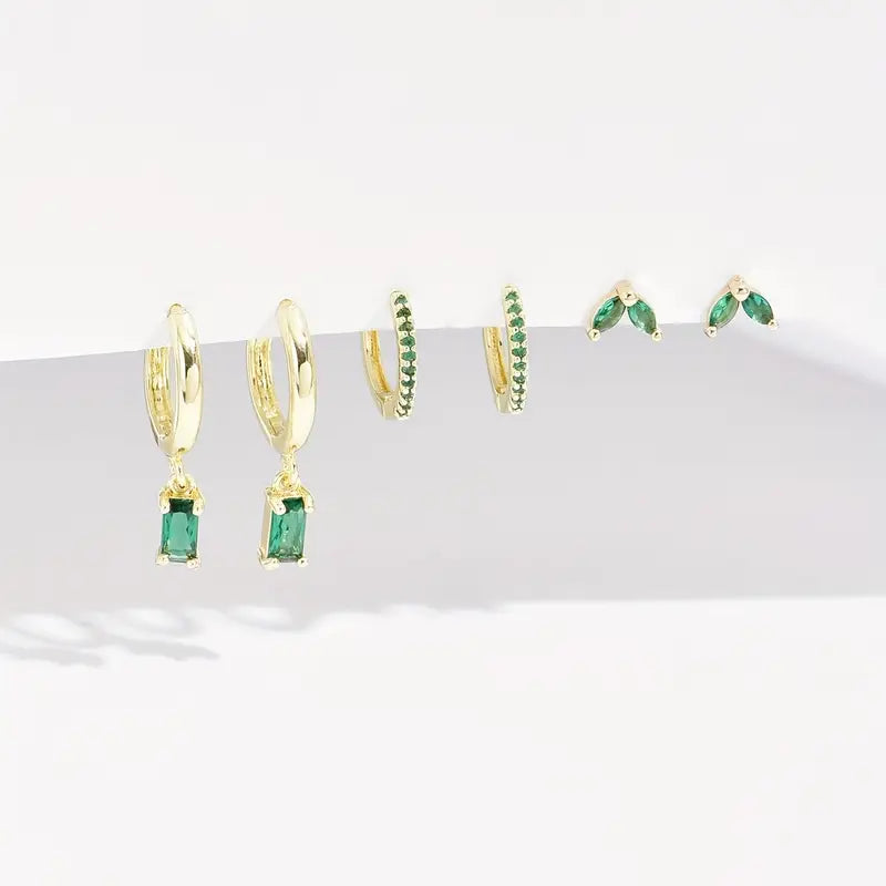 Fiorenza Viridelle Boucles d'Oreilles Set | Or