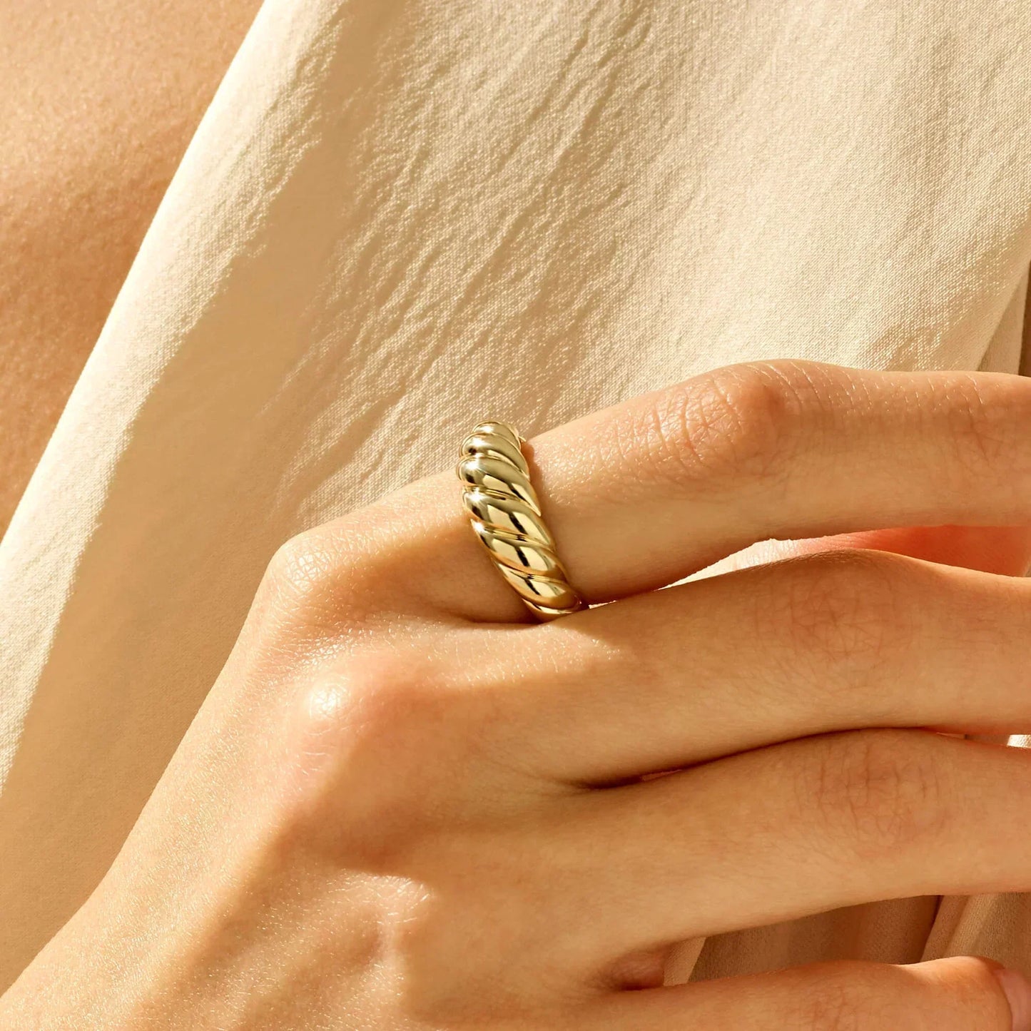 Croissant Bague | Or