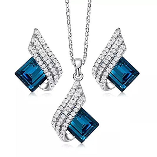Brienne Solazure Bijou Set | Or Blanc