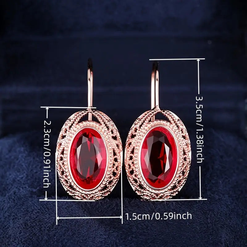 Talessia Rougefort Boucles d'Oreilles | Or Rose