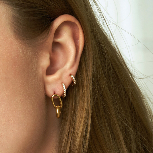 Alexandria Huggie Boucles d'Oreilles