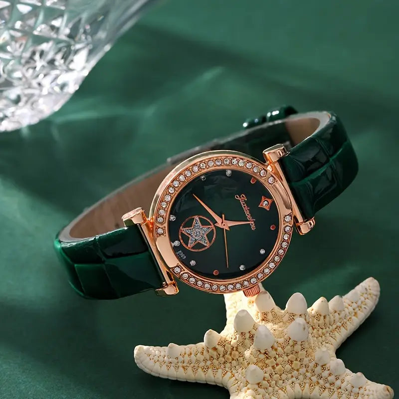 Verdantra Timecourt Bijou Set | Or