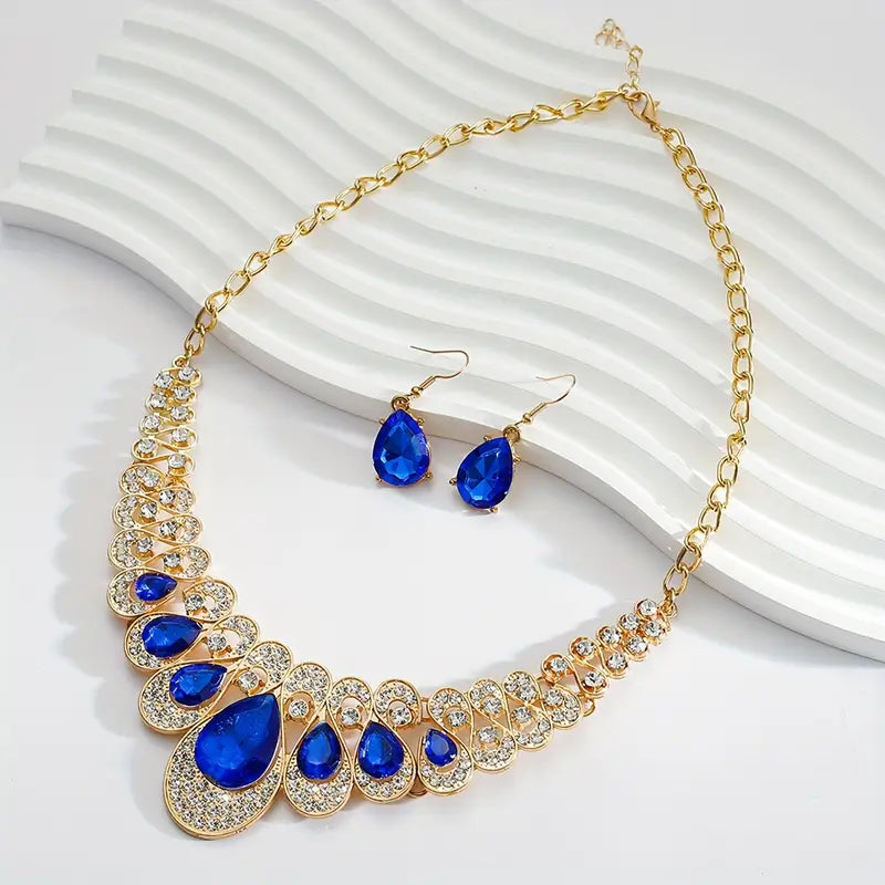 Maevina Saphir Bijou Set | Or