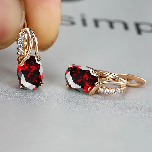 Veressa Ruberine Boucles d'Oreilles | Or