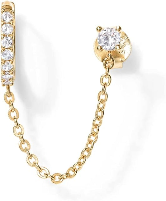 Adella Chaîne Boucles d'Oreilles | Or