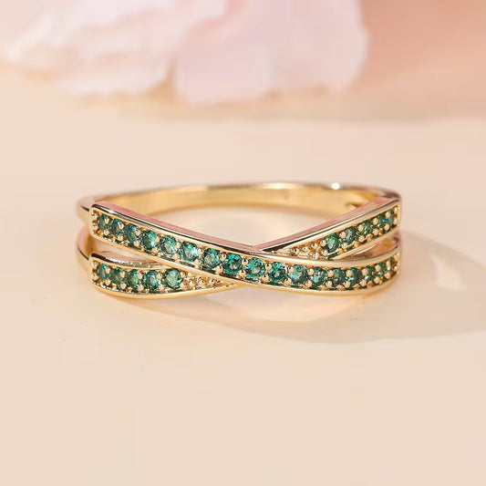 Émeraude Flow Bague | Or