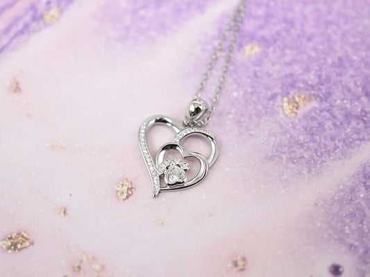 Inolt™ | Patte & Cœur Collier en Argent