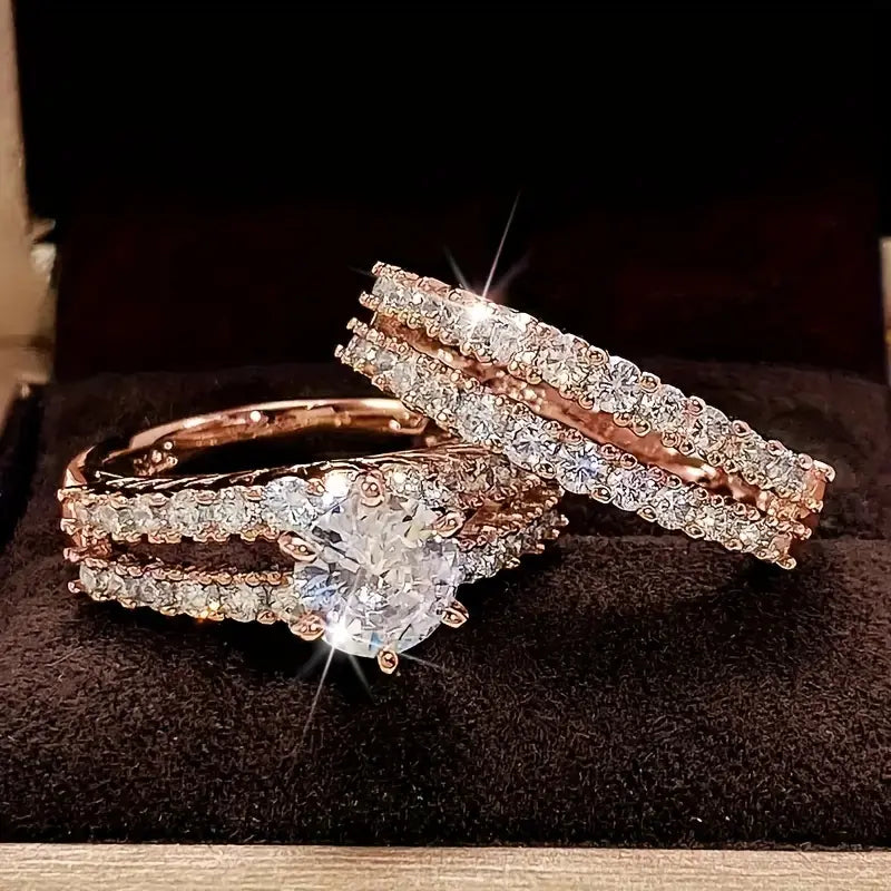 Eternal Radiance Bague Set | Or