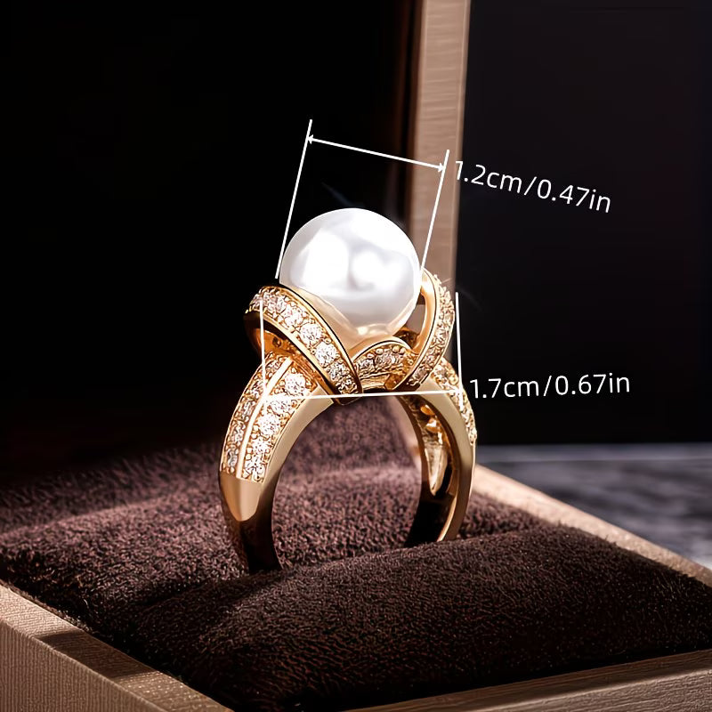 Le Couronne Perle Bague