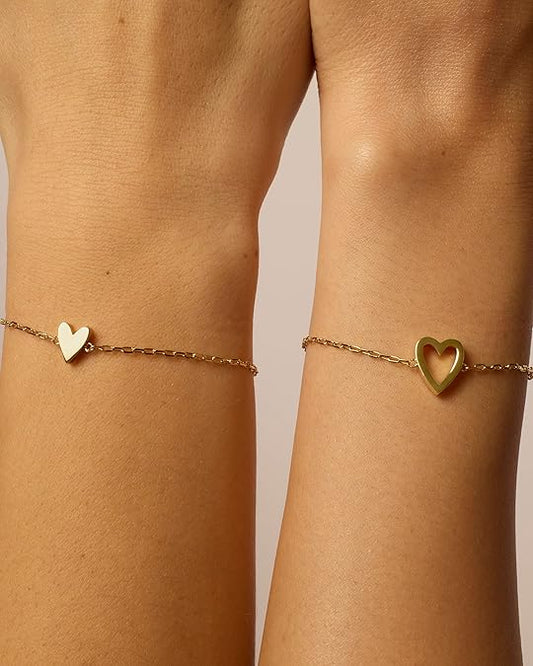 Radiant Cœur Bracelets | Or
