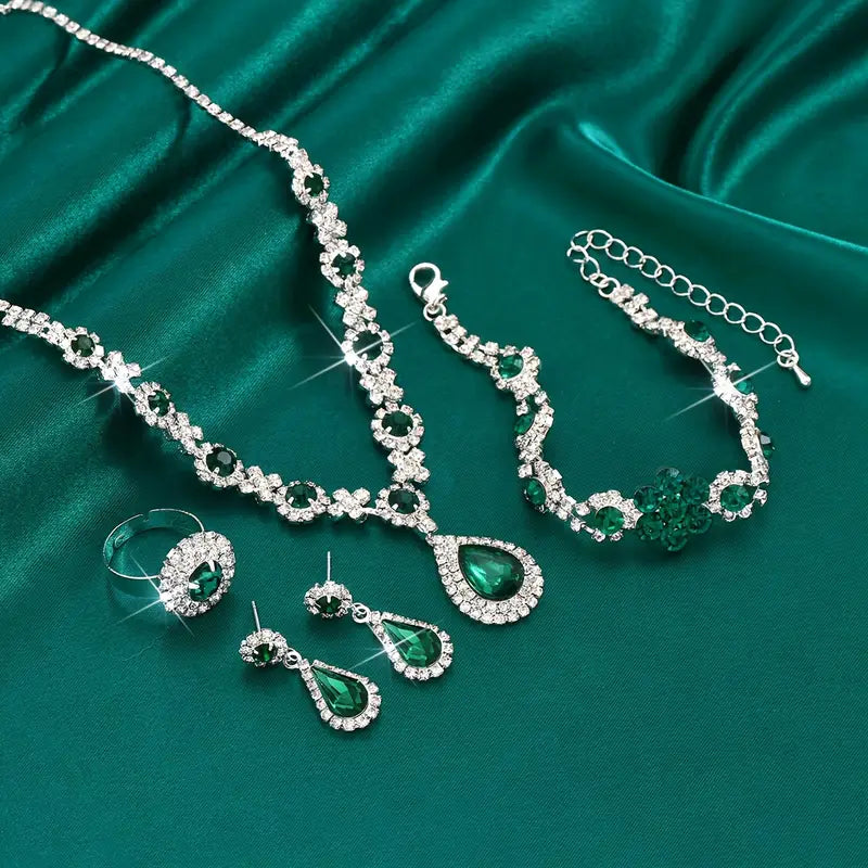 Adriana Lysandre Bijou Set | Or Blanc