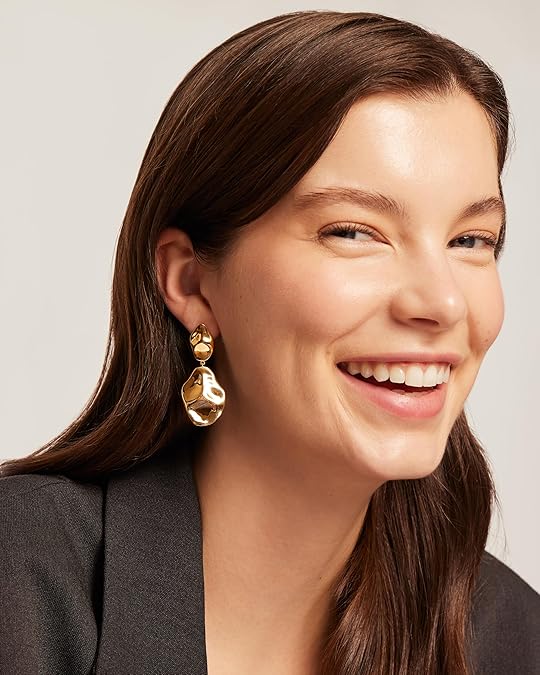 Ripple Vague Boucles d'Oreilles | Or