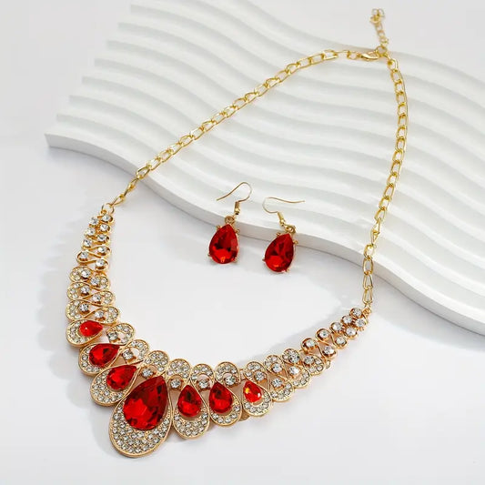 Maevina Crimselle Bijou Set | Or