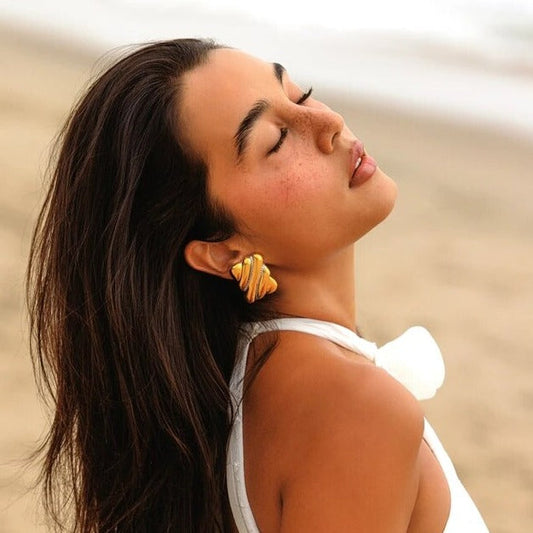 Pippa Bicolore Boucles d'Oreilles