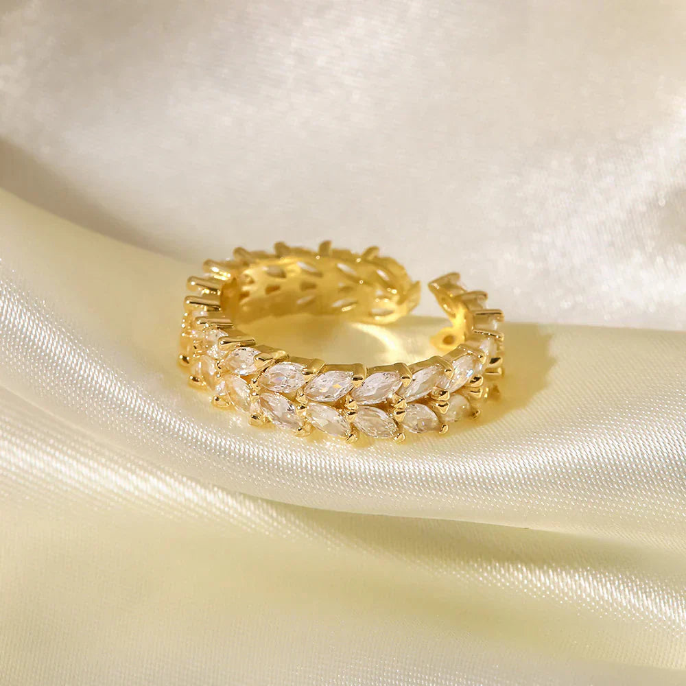 Clarisse Motif Or Bague