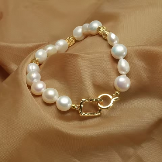 Freshwater Baroque Perles Bracelet