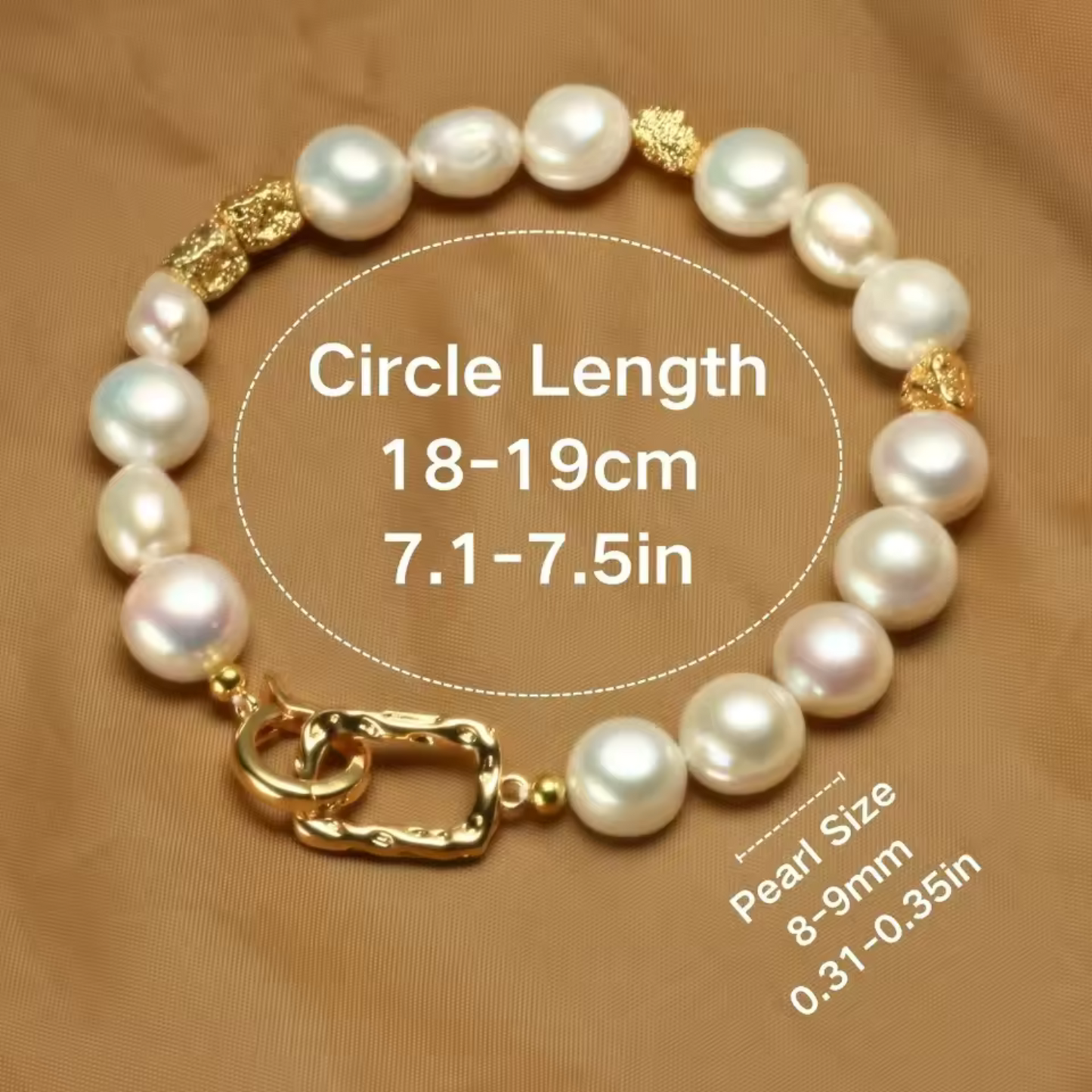 Freshwater Baroque Perles Bracelet