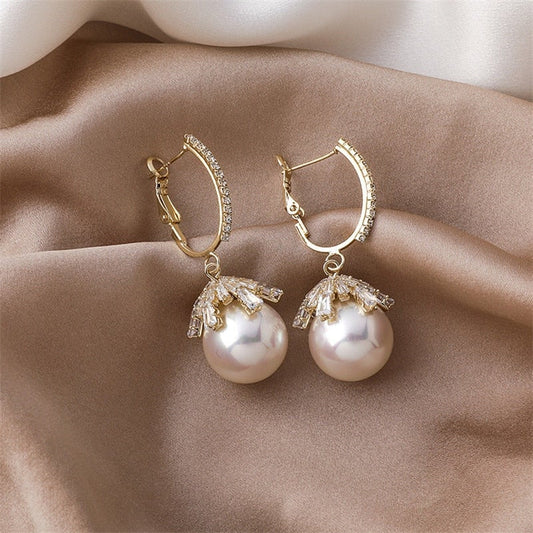 Magnifique Perle Baby Boucles d'Oreilles