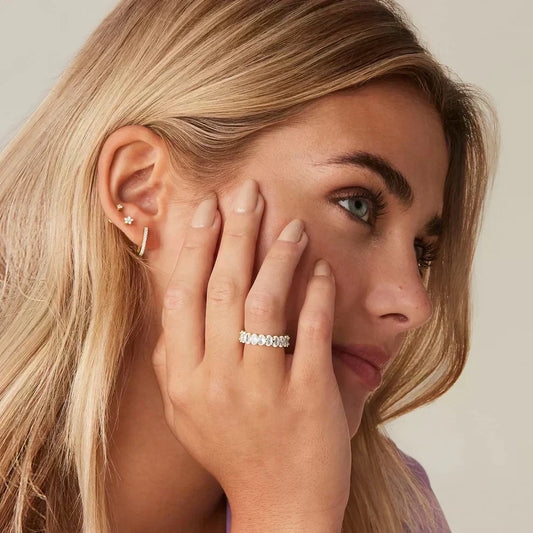 Antoinette Diamant Simulant Or Bague