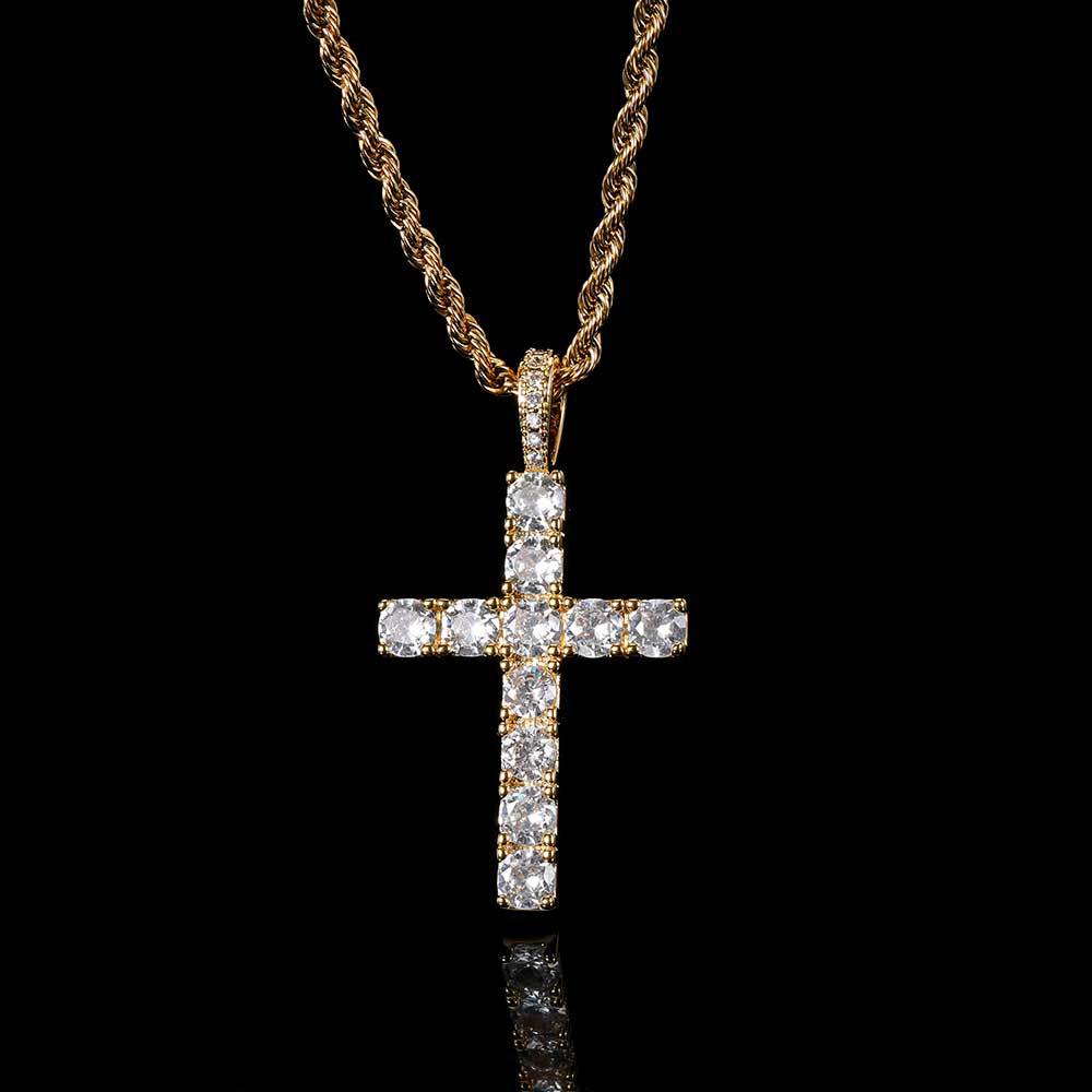 Croix collier | Or