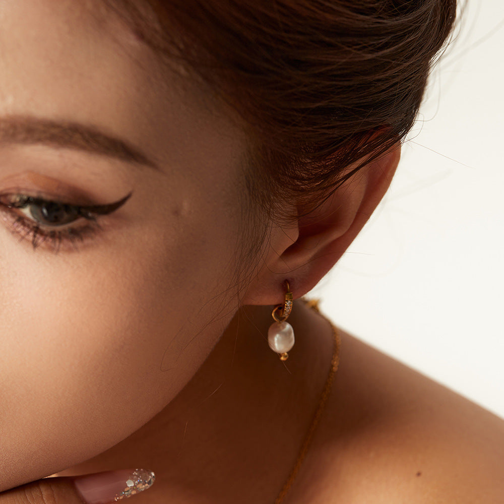 Sara Perle Boucles d'Oreilles