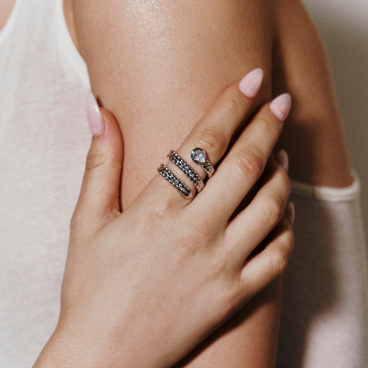 Davina Or Serpent Bague