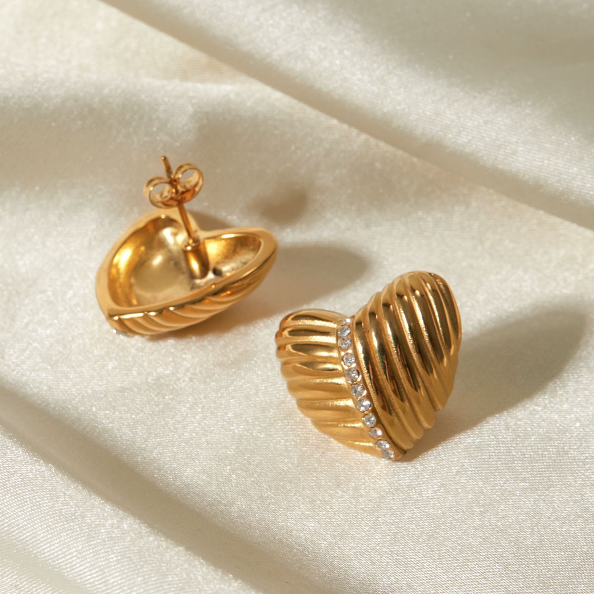 Selene Or Boucles d'Oreilles