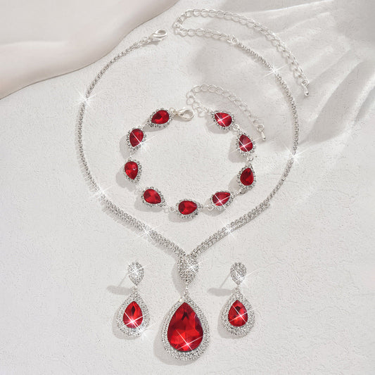 Thalira Bloodwynne Bijou Set | Or Blanc