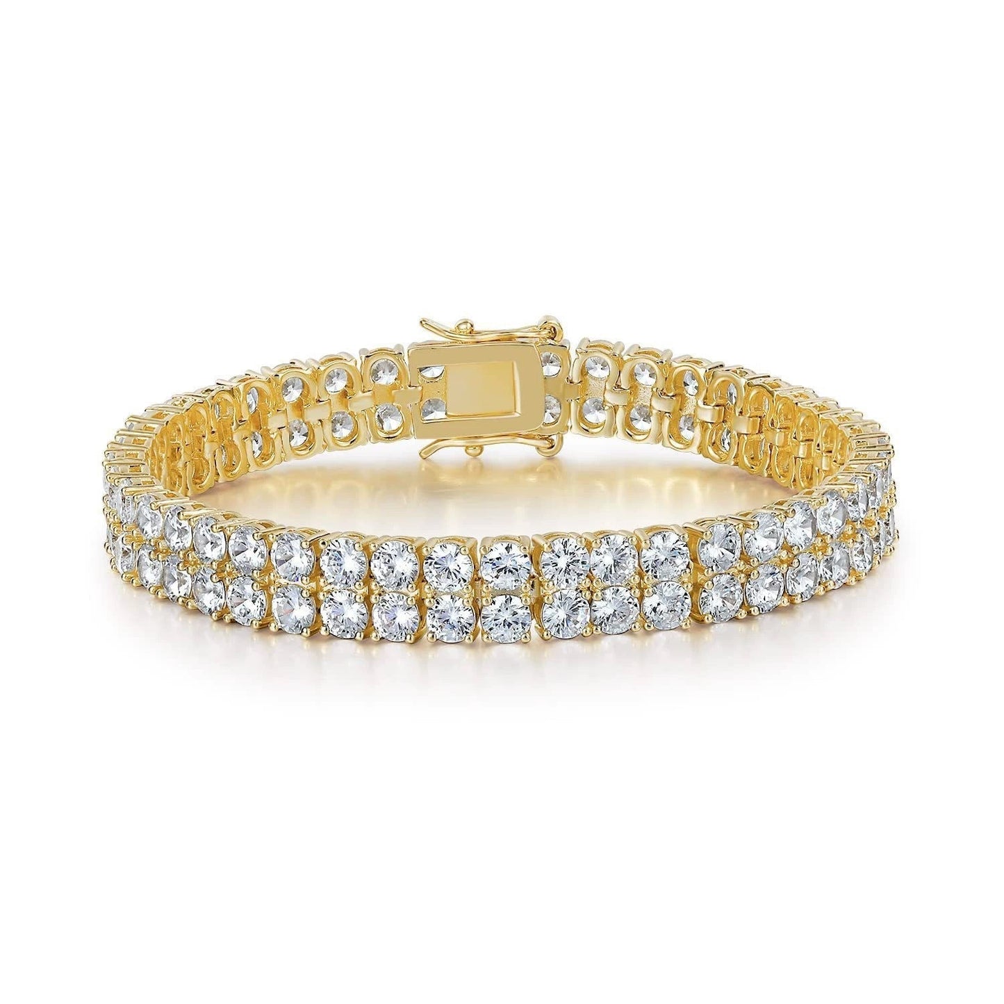 Double Row Bracelet Tennis | Or