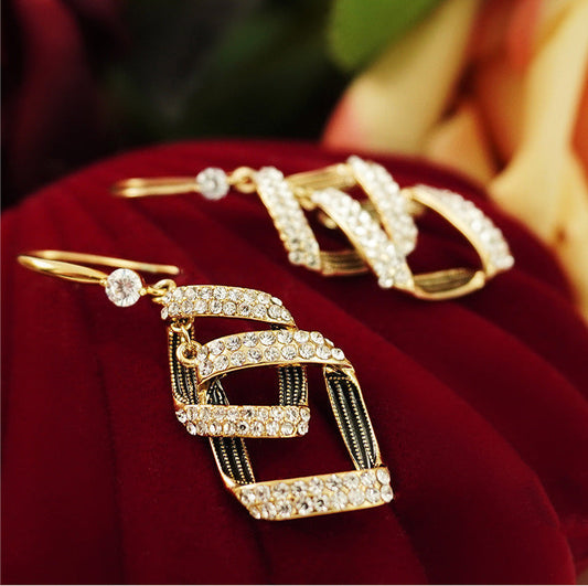 Stella Virelle Superposé Boucles d'Oreilles | Or