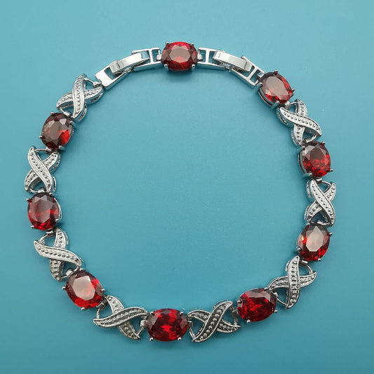 Alendra Flameaux Bracelet | Or Blanc