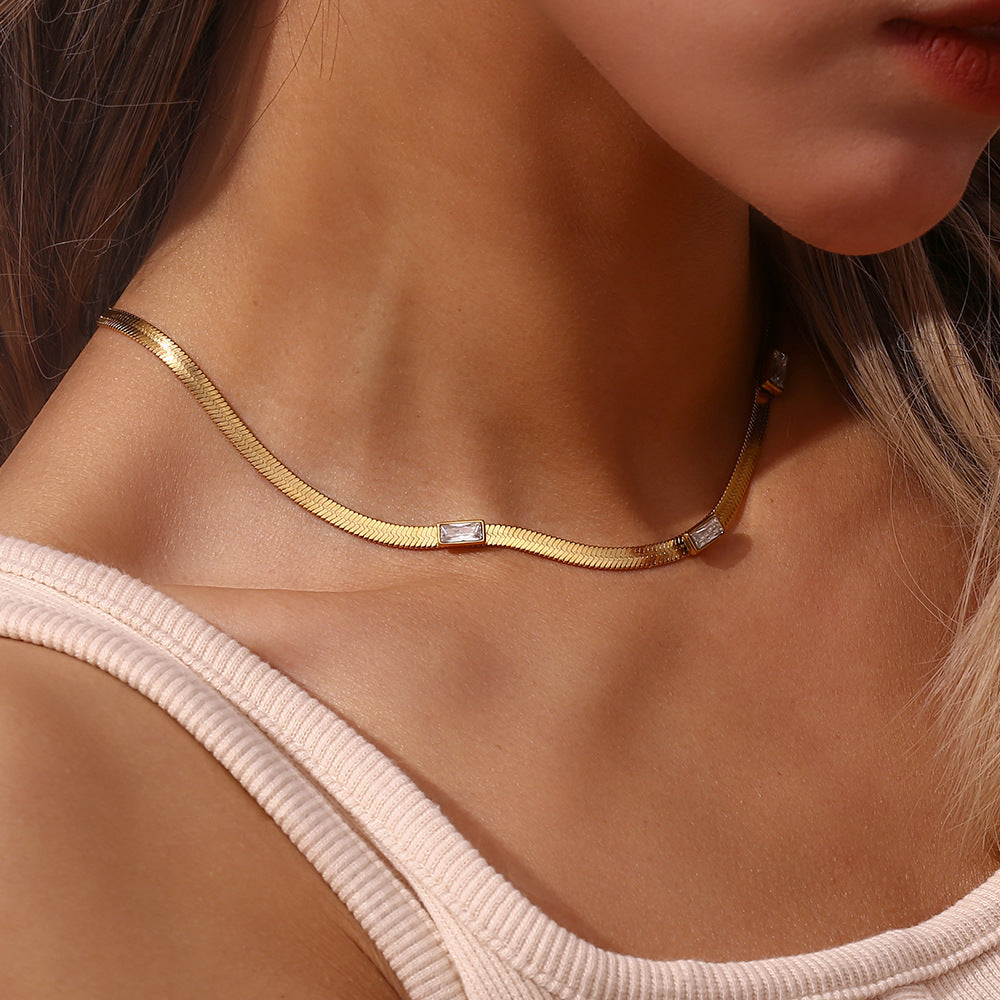 Eve Herringbone Or Collier