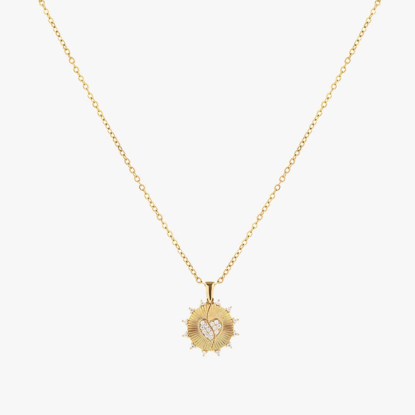 Sunray Amour Collier | Or
