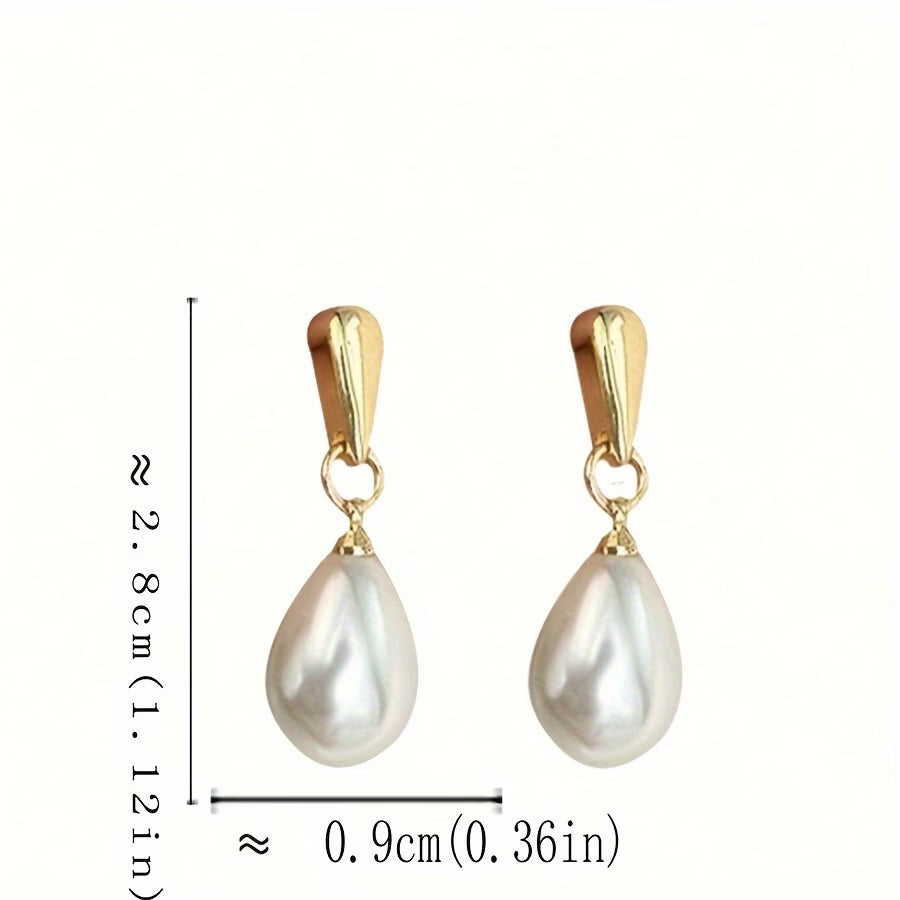 Floating Perle Boucles d'Oreilles