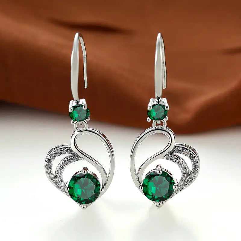 Seraphina Duval Boucles d'Oreilles | Or Blanc