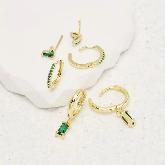 Fiorenza Viridelle Boucles d'Oreilles Set | Or