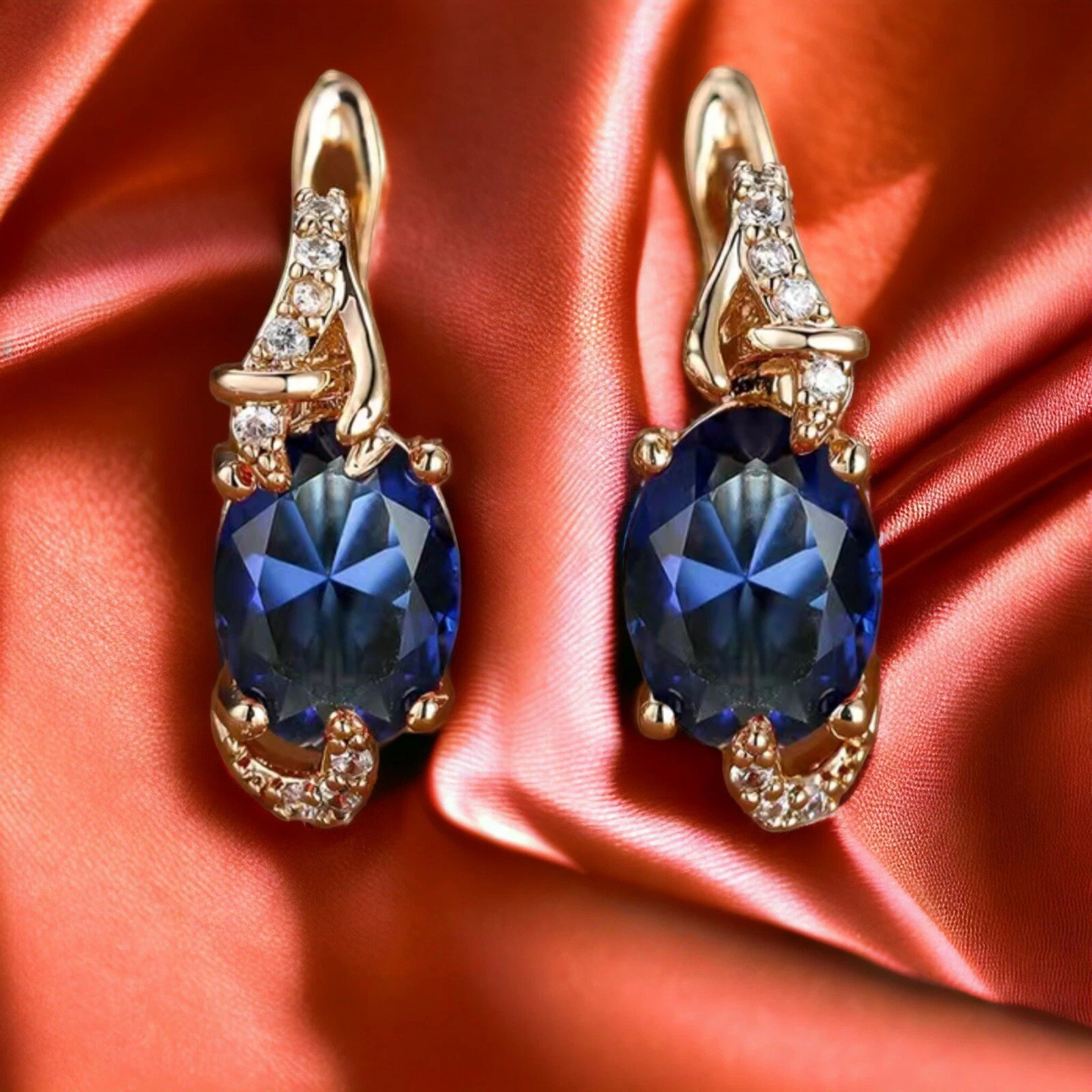 Royal Midnight Boucles d'Oreilles Pendantes | Or