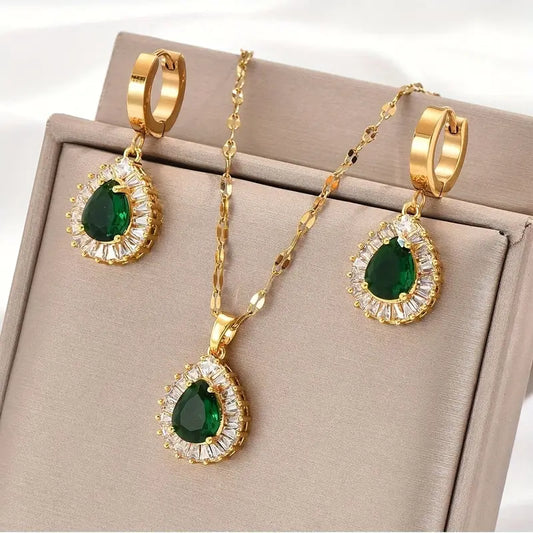Rheya Lysandelle Bijou Set | Or