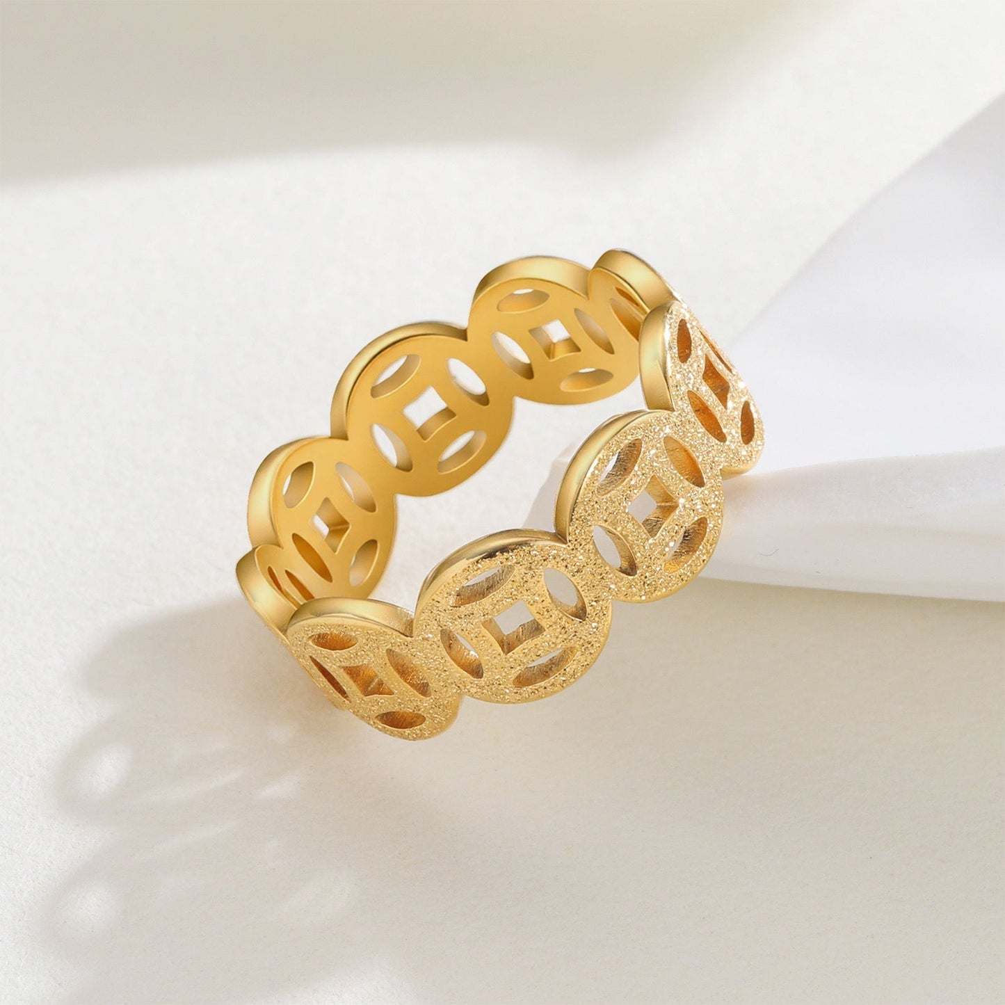 Ella Classique Pattern Bague | Or
