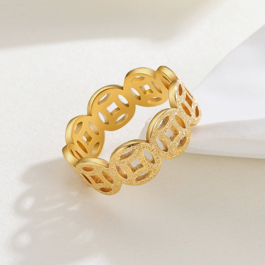 Ella Classique Pattern Bague | Or