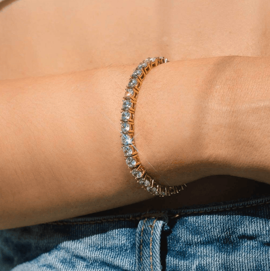 Bracelet Tennis Or