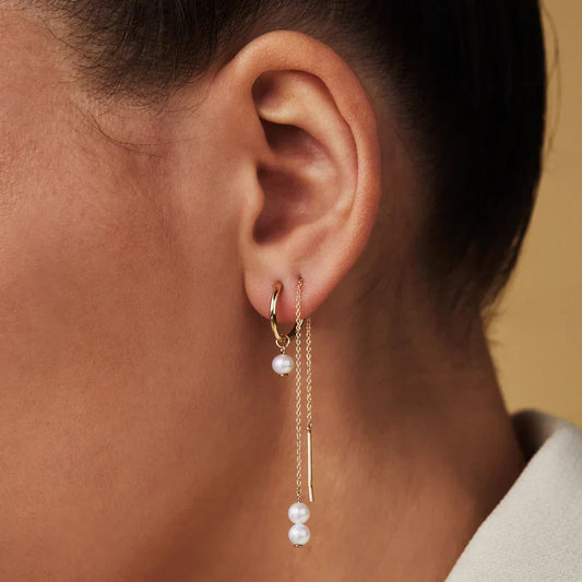 Delia Crest Boucles d'Oreilles | Or