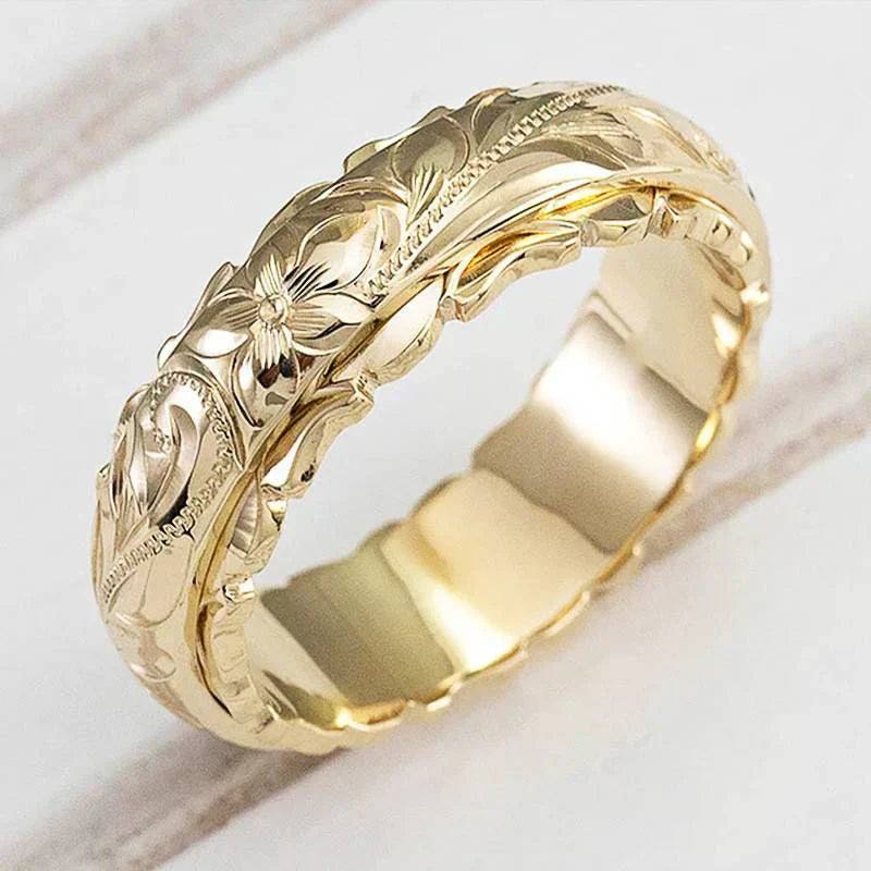 Antique Or Fleur Bague | Or