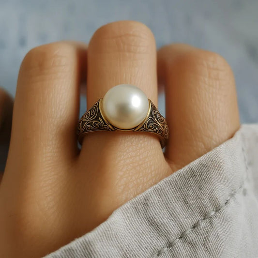 Timeless Vintage Perle Or Bague