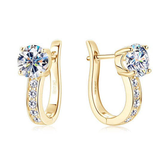 Channel Huggie Boucles d'Oreilles | Or