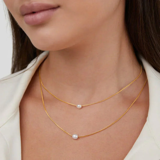 Sophisticated Superposé Perle Collier
