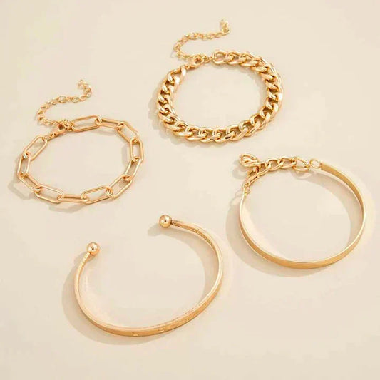 Elan Mercer Bracelet Set | Or