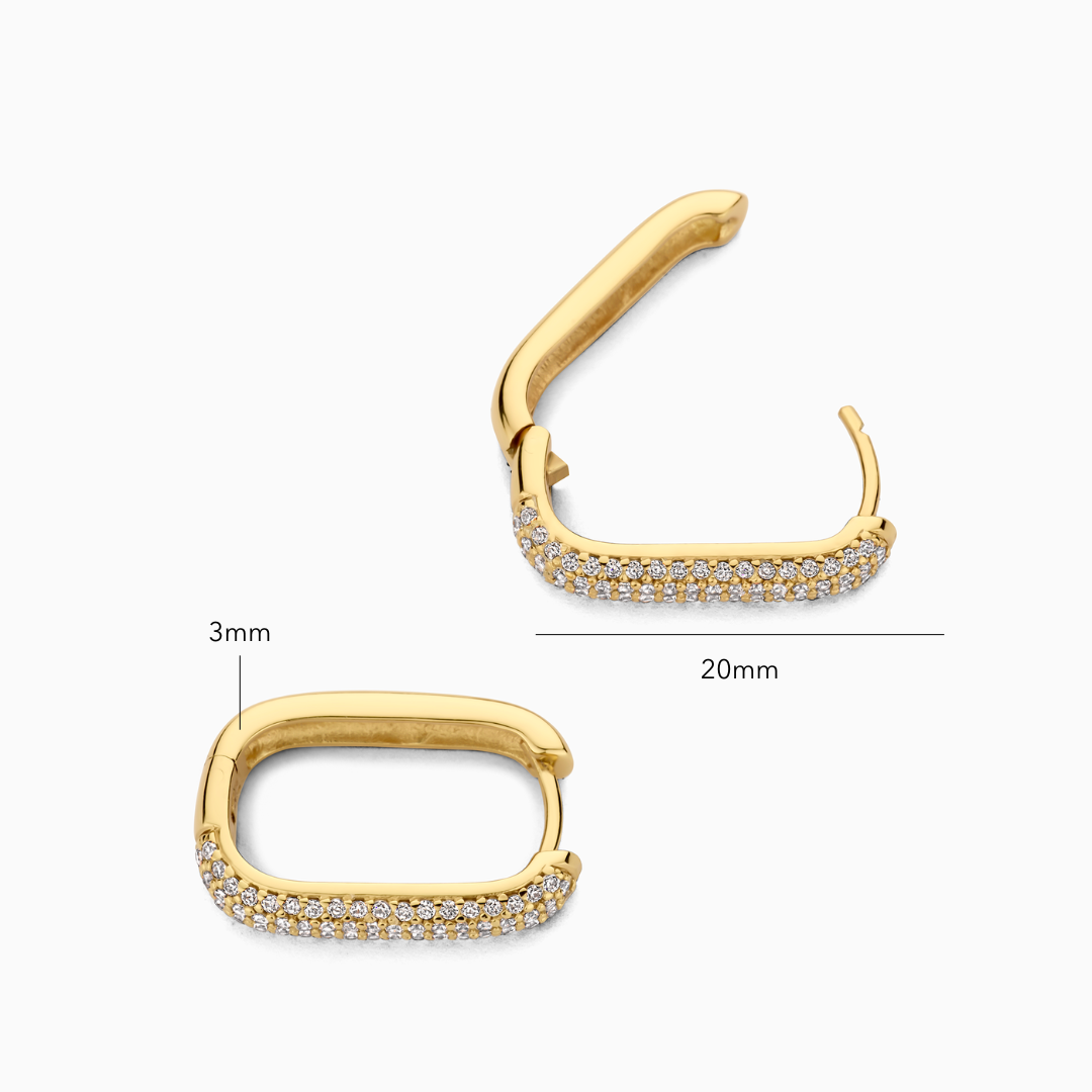 Icon Pavé Créoles | Or