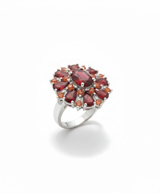 Scarlet Petal Bague | Or